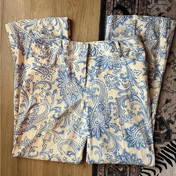 J McLaughlin Silk Paisley Pants - Picture 3 of 6